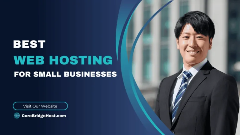 Small business owner reviewing web hosting options on a laptop